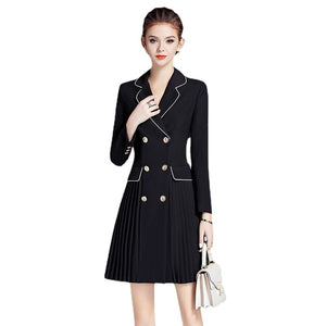 Elegant Women's Button Dress Suit - Autumn 2023 Fashion Mimarta