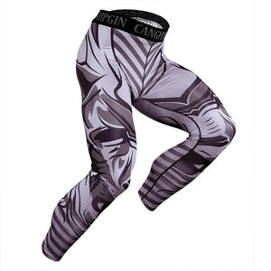 Men's Pro Compression Running Tights: Hot Yoga Pants for Gym & Basketball Rieworkes