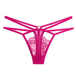 Lace Low Waist Thong for Women - Sexy Fitness Wear Mimarta