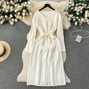 Elegant Knitted Dress for Women Mimarta