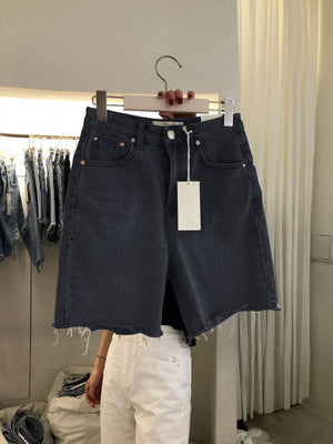Loose Casual Women's Five-Point Denim Shorts Mimarta