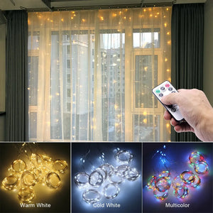 LED Curtain String Light Rieworkes