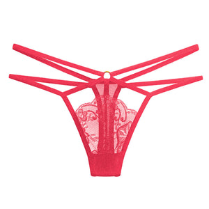 Lace Low Waist Thong for Women - Sexy Fitness Wear Mimarta
