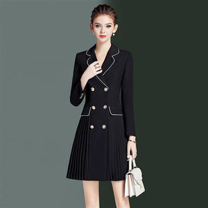 Elegant Women's Button Dress Suit - Autumn 2023 Fashion Mimarta