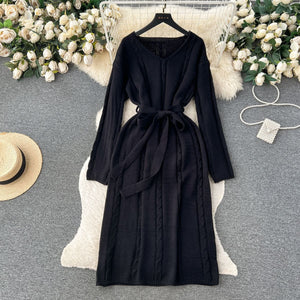 Elegant Knitted Dress for Women Mimarta