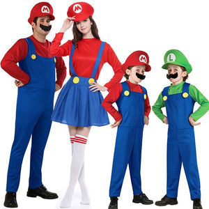 Mario Costume Dress for Kids - Cosplay and Halloween Mimarta