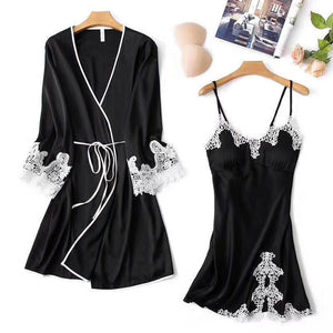 2-Piece Sleep Dress and Robe Set Mimarta