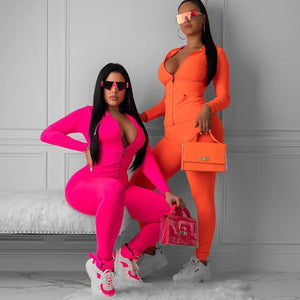 2019 Women's Fluorescent Long Sleeve Yoga Set Mimarta