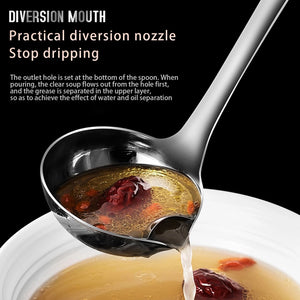 Stainless Steel Soup Oil Separator Spoon Mimarta