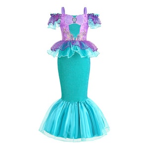Halloween Mermaid Dress for Girls - Ariel Style Mimarta
