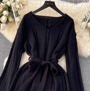 Elegant Knitted Dress for Women Mimarta
