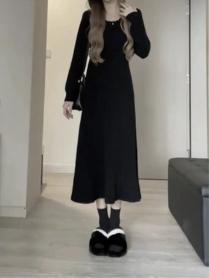 Knitted Leggings Dress for Women - Autumn & Winter Skirt Mimarta