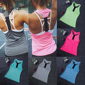 Casual Sleeveless Women Yoga Shirts Rieworkes