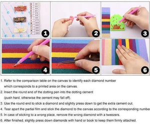 Diamond Painting Cross Stitch DIY Magic Woman Mimarta