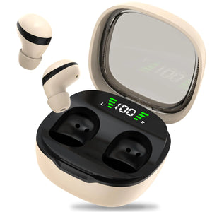 Generic Invisible Sleep Headphones,Noise Cancelling Earbuds for Sleep,Wireless Bluetooth 5.3 ,Mini Earbuds for Small Ear Tiny Hidden Headphones for Wom (Skin color) Mimarta