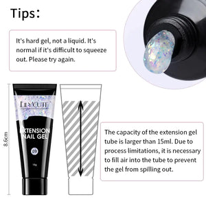 LILYCUTE Nail Extension Gel Set Rieworkes