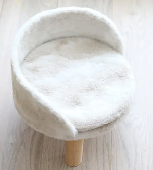 Pet Nest Teddy Puppy Dog Bed Kitten High Sofa Nest Mimarta