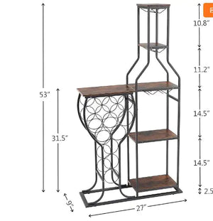 Hanging Wine Glass Holder Wine Storage Rack Rieworkes