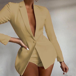 Elegant Women's Shorts Suit Set Rieworkes