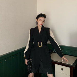 Waist-Belted Suit Mimarta