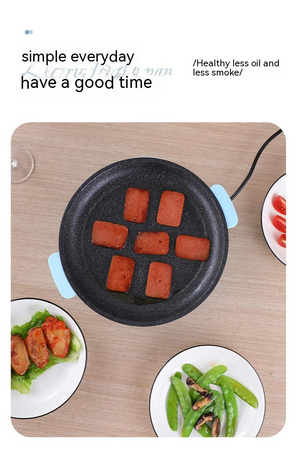 Compact Non-Stick Electric Griddle & Grill – Multi-Function Baking and BBQ Pan Mimarta
