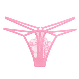 Lace Low Waist Thong for Women - Sexy Fitness Wear Mimarta