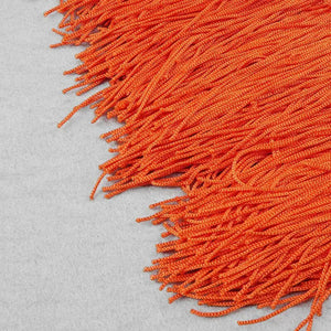 Fringe Halterneck Backless Dress Rieworkes