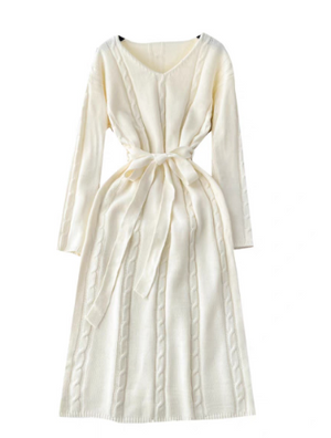 Elegant Knitted Dress for Women Mimarta