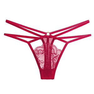 Lace Low Waist Thong for Women - Sexy Fitness Wear Mimarta