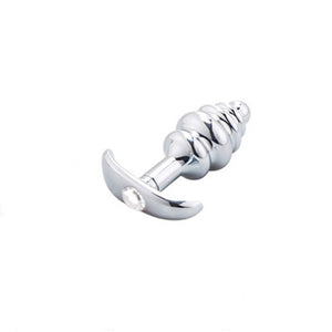 Metal Threaded Anal Plug for Adult Pleasure Mimarta