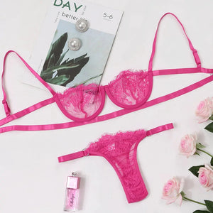 Sexy Transparent Lingerie Set Rieworkes