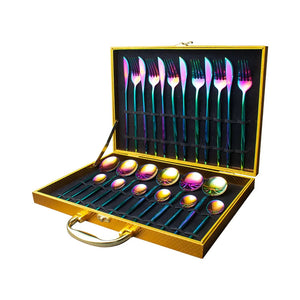 24 Pieces Luxury Cutlery Set Rieworkes