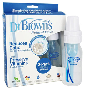 Dr. Browns Natural Flow Standard Polypropylene Bottle (4 oz) - 3 Pack Rieworkes