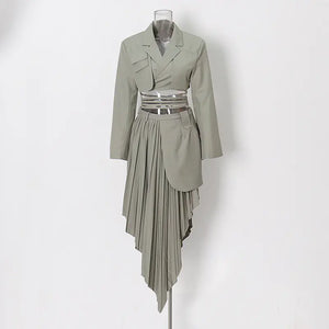 2024 Spring Women's Two-Piece Suit with Skirt Set Mimarta