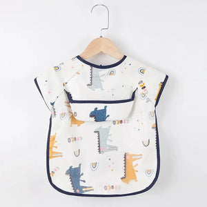 Baby Kids Long Sleeve Scarf Waterproof Apron COZOK Sweety Store
