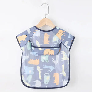 Baby Kids Long Sleeve Scarf Waterproof Apron COZOK Sweety Store