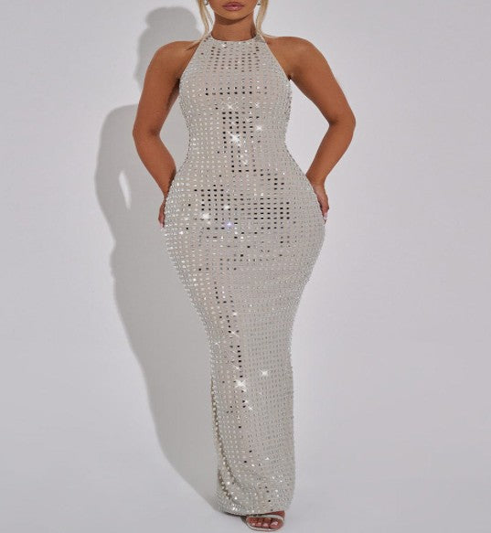 Sexy No Back Slim Long Dress Mimarta