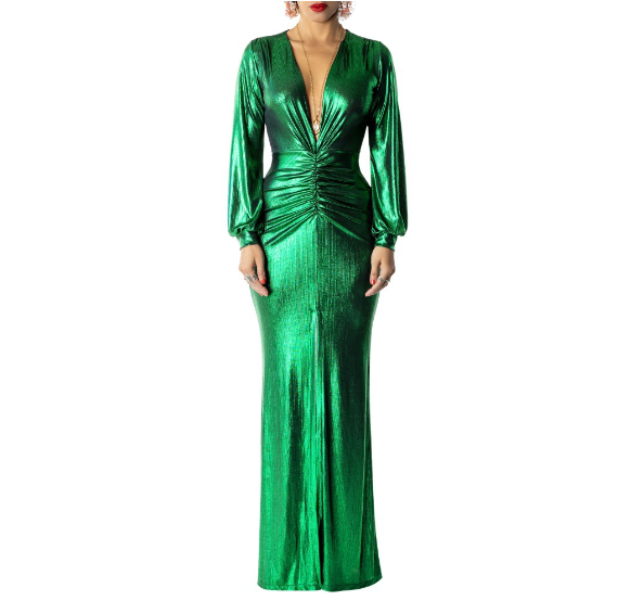 European American Ice Silk Tight Sexy Dress for Women Mimarta