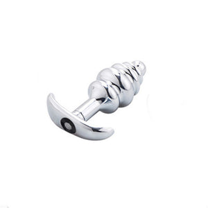 Metal Threaded Anal Plug for Adult Pleasure Mimarta