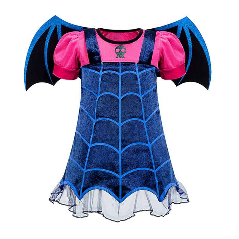 Vampire Girl Costume Dress for Kids - Halloween Outfit Mimarta