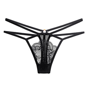 Lace Low Waist Thong for Women - Sexy Fitness Wear Mimarta