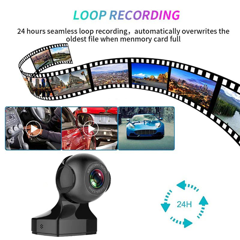 170° WiFi Dash Cam Recorder Car Camera HD 1080P Car DVR Vehicle Video G - Sensor - Rieworkes