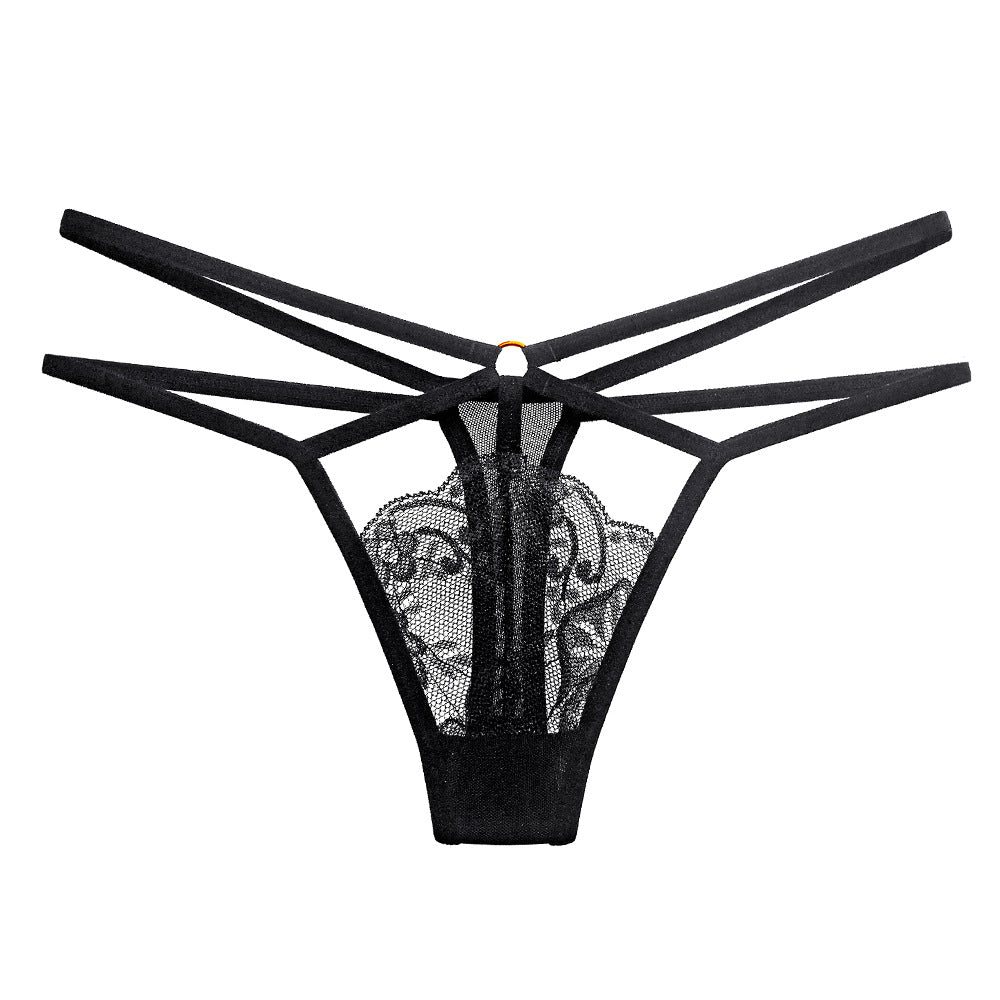 Lace Low Waist Thong for Women - Sexy Fitness Wear Mimarta