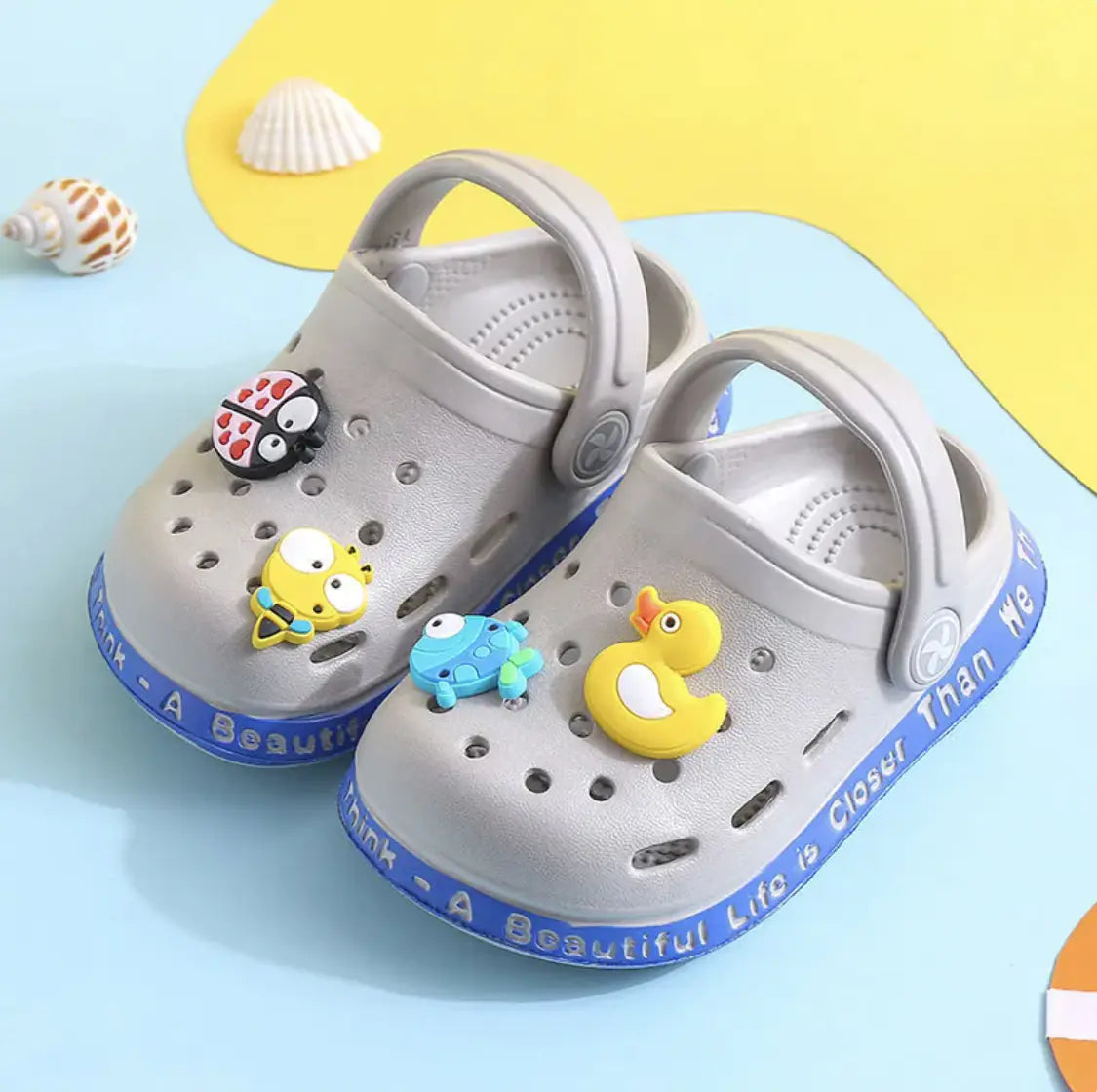 Kids Slippers for Boys Girls Cartoon Shoes Summer Toddler Rieworkes