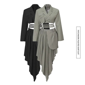 2024 Spring Women's Two-Piece Suit with Skirt Set Mimarta