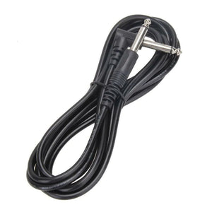 2 PACK 10FT Electric Patch Cord Guitar Amplifier Amp Cable Right Angle 90 Degree - Rieworkes