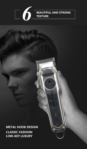 Kemei Rechargeable Electric Hair Clipper for Men Mimarta