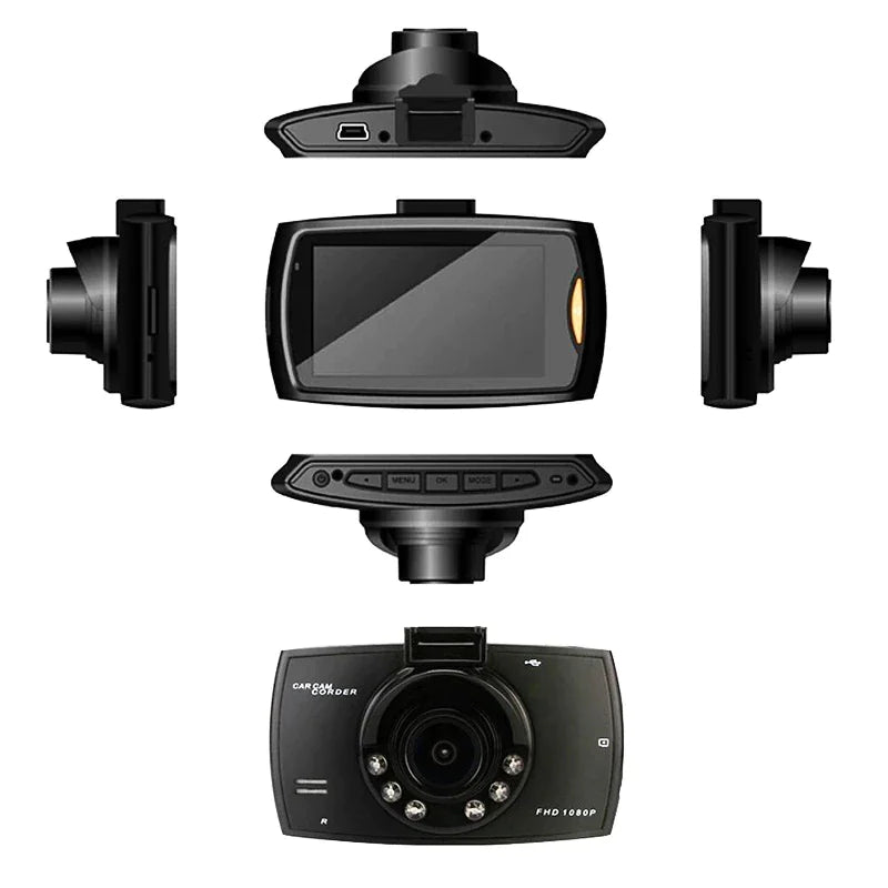 2.7'' Full HD 1080P Dash Cam Car DVR Front &amp; Rear Camera Night Vision G - Sensor - Rieworkes