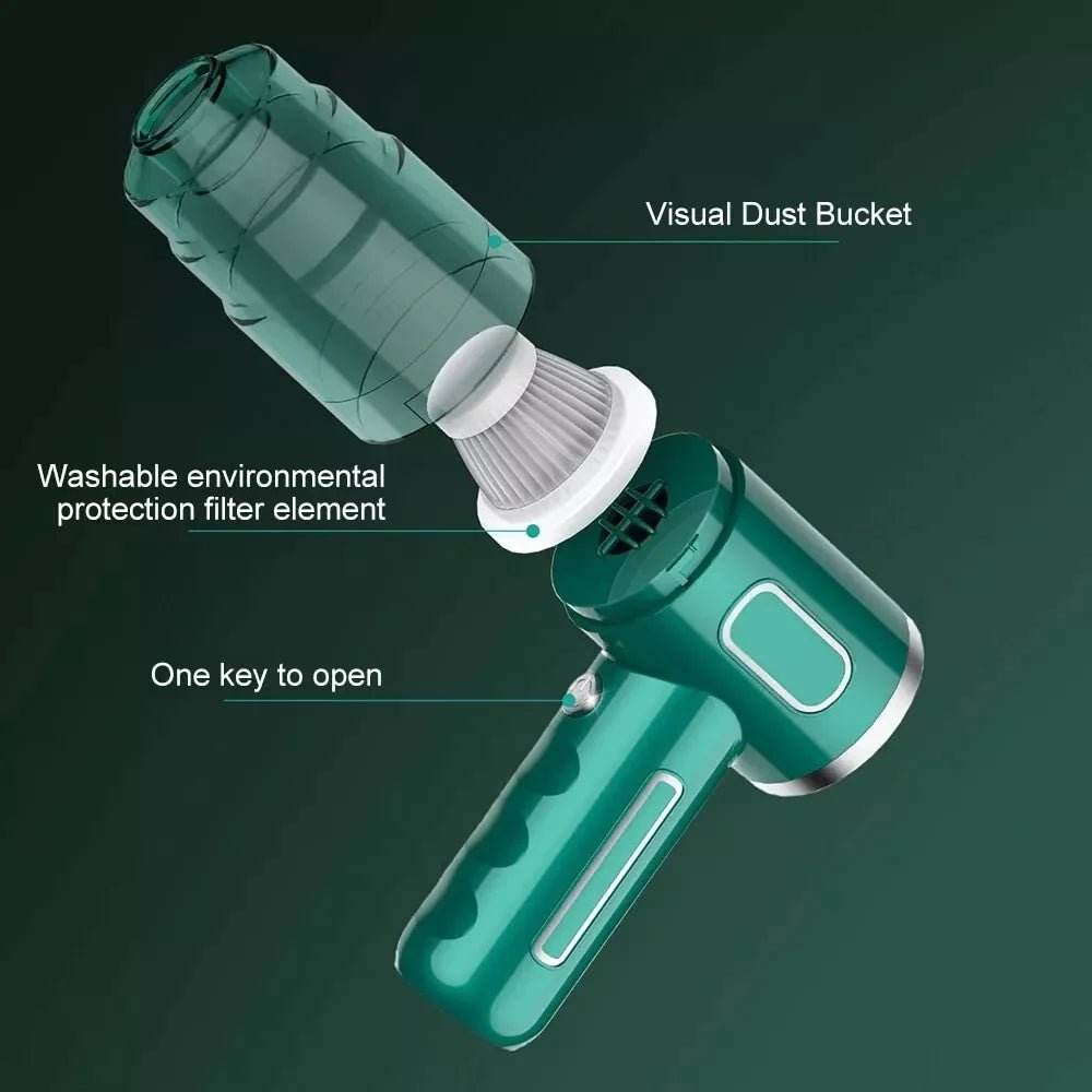 29000PA Cordless Hand Held Vacuum Cleaner Mini Portable Car Auto Home Wireless - Rieworkes
