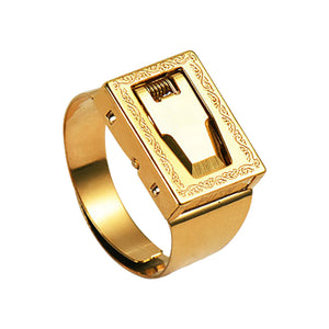 Self-Defense Ring with Built-in Blade Mimarta